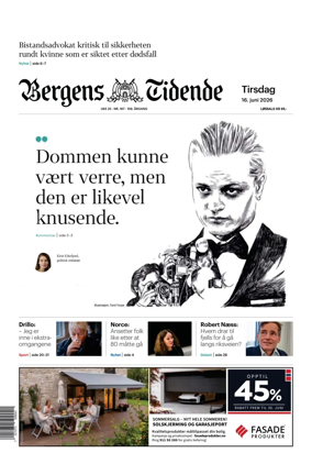 Cover of Bergens Tidende
