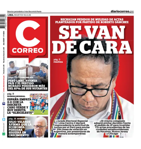 Cover of Diario Correo