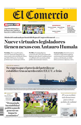 Cover of Diario El Comercio