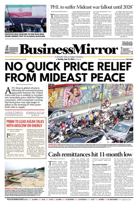 Cover of BusinessMirror