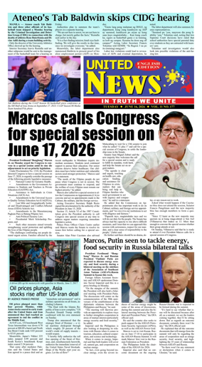 Cover of United News - English Edition