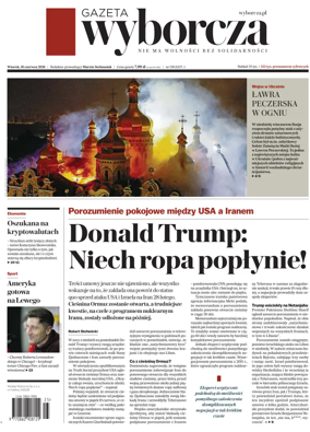 Cover of Gazeta Wyborcza
