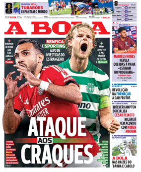 Cover of A BOLA (Portuguese)