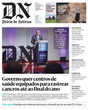 Cover of Diario de Noticias