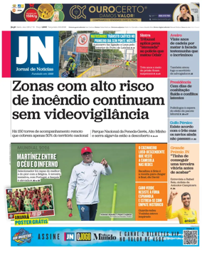 Cover of Jornal de Noticias
