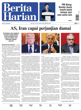 Cover of Berita Harian