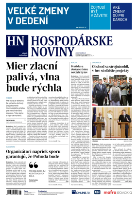 Cover of Hospodarske noviny