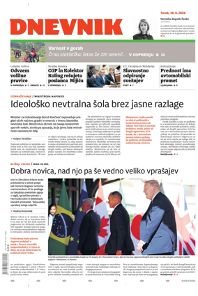 Cover of Dnevnik (Slovenija)