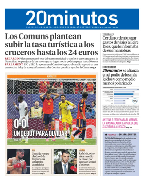 Cover of 20 Minutos Barcelona