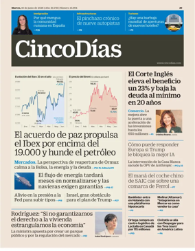 Cover of Cinco Dias