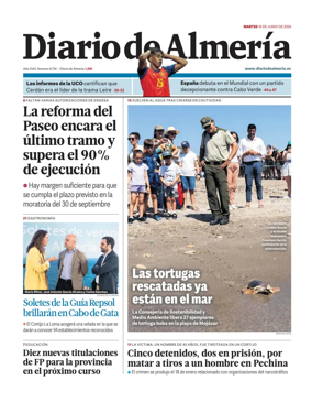 Cover of Diario de Almeria