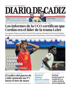 Cover of Diario de Cadiz