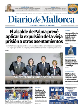 Cover of Diario de Mallorca