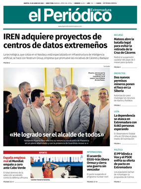 Cover of El Periodico Extremadura
