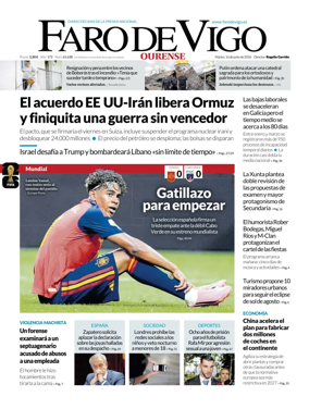 Cover of Faro de Vigo (Ourense)