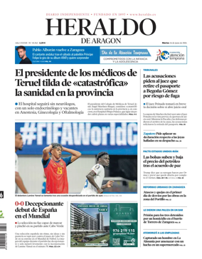 Cover of Heraldo de Aragon