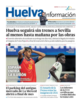 Cover of Huelva Informacion