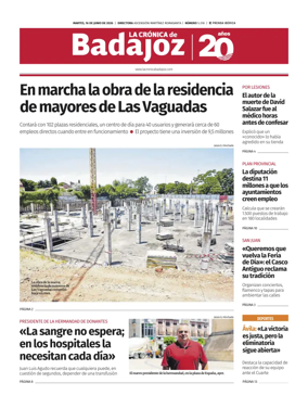 Cover of La Cronica de Badajoz BE