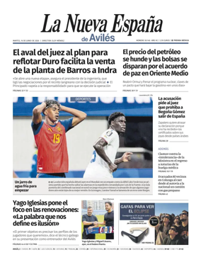 Cover of La Nueva Espana (Aviles)