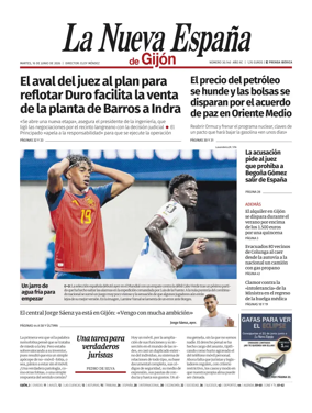 Cover of La Nueva Espana (Gijon)