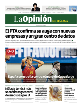Cover of La Opinion de Malaga