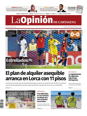 Cover of La Opinion de Murcia (Cartagena)