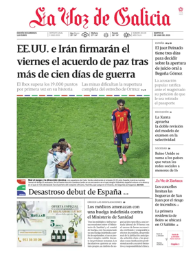 Cover of La Voz de Galicia (Barbanza)