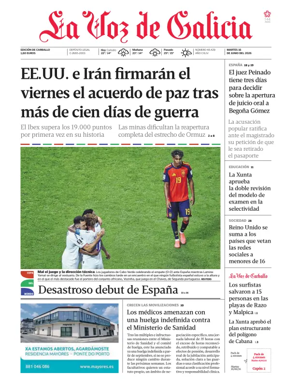 Cover of La Voz de Galicia (Carballo)
