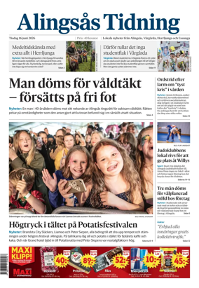 Cover of Alingsas Tidning