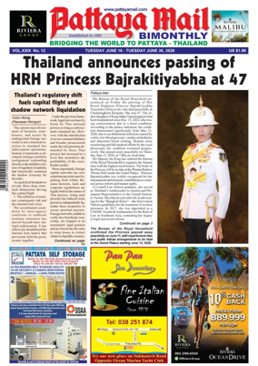 Cover of Pattaya Mail