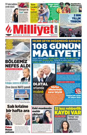 Cover of Milliyet