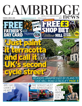 Cover of Cambridge News