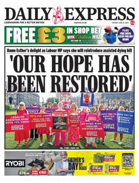 Cover of Daily Express