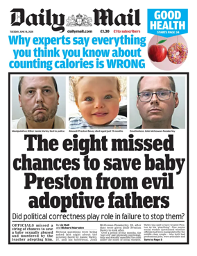 Cover of Daily Mail