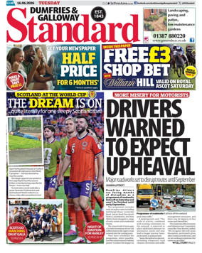 Cover of Dumfries & Galloway Standard