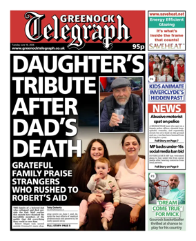 Cover of Greenock Telegraph