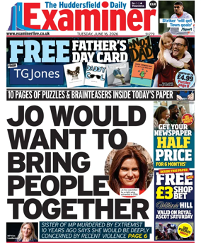 Cover of Huddersfield Daily Examiner