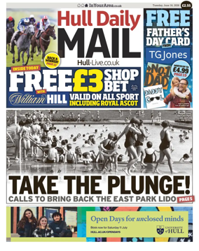 Cover of Hull Daily Mail