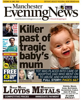 Cover of Manchester Evening News
