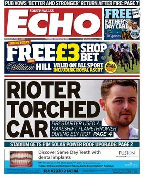 Cover of South Wales Echo