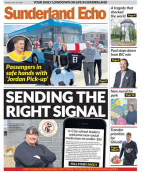 Cover of Sunderland Echo