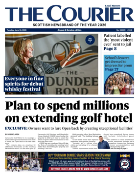 Cover of The Courier & Advertiser (Angus and Dundee)