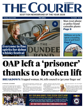 Cover of The Courier & Advertiser (Fife Edition)