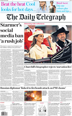 Cover of The Daily Telegraph