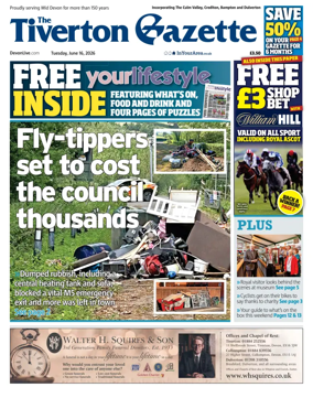 Cover of The Tiverton Gazette