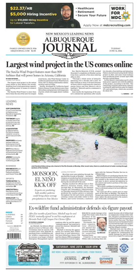 Cover of Albuquerque Journal