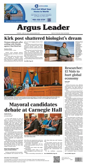 Cover of Argus Leader
