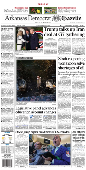 Cover of Arkansas Democrat-Gazette