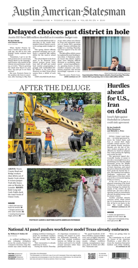 Cover of Austin American-Statesman