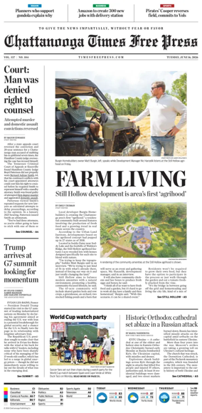 Cover of Chattanooga Times Free Press